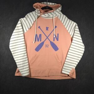 Enza Sweatshirt Femme Size XL Minnesota Double Layer Hood Cute Accents